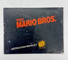 MANUAL ONLY Nintendo NES Authentic Super Mario Bros Genuine GC SHIPS FREE