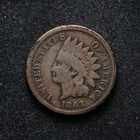 1862 C/N Indian Head Cent (bb19369)