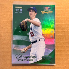 2013 Panini Certified KYLE TUCKER USA Baseball Mirror Green /199 -  15U Nat Team