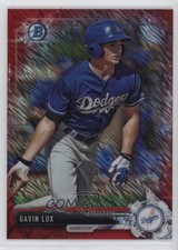 2017 Bowman Chrome Prospects Red Shimmer Refractor 2/5 Gavin Lux #BCP2 13iq