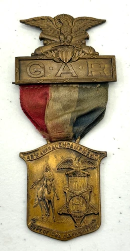 1917 GAR Veteran Davenport Iowa Encampment Medal