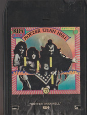 KISS Hotter Than Hell 8-TRACK TAPE 1974