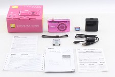  Top MINT w/Box Nikon COOLPIX S3700 Pink 20.1MP Digital Camera From JAPAN