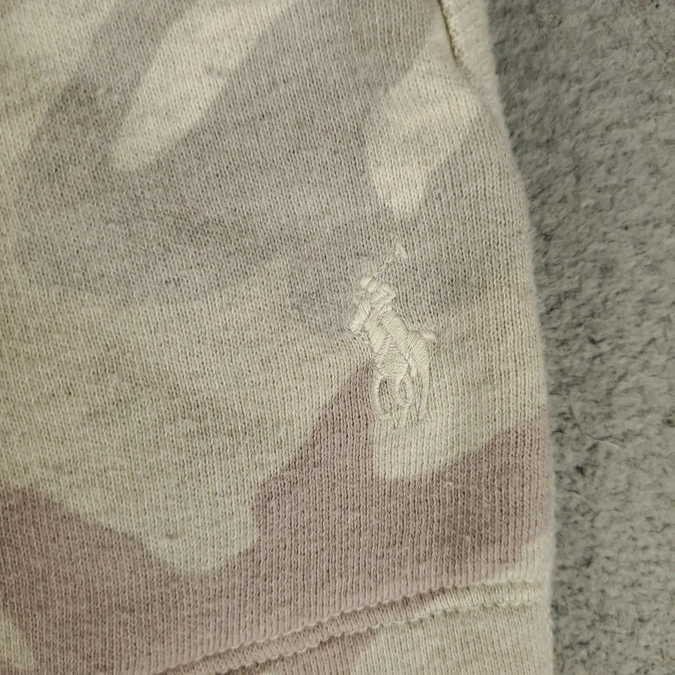 Pantalones deportivos Ralph Lauren para mujer talla pequeña beige camuflaje pony jogger Foto 3 de 4
