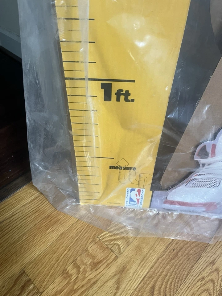 RARE !!! Michael Jordan 1987 Life Size Measure Up Cardboard (Never Opened) - Image 3 of 4