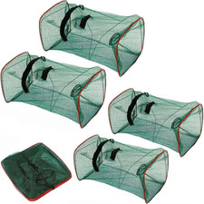 Trappola per Pesci,4 Pezzi Rete Trappola Pesca,Trappola per Gamberetti,Nassa Ing