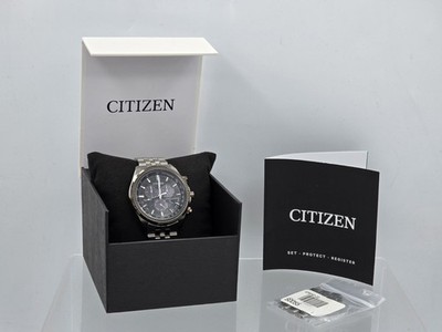 CITIZEN Collection Eco-Drive E820-R014803 Black Tachymeter Perpetual - NEEDS BAT