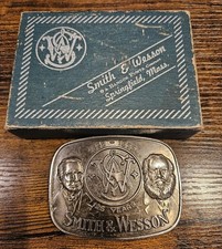 125 Anniv Vintage 1977 Smith  Wesson Belt Buckle