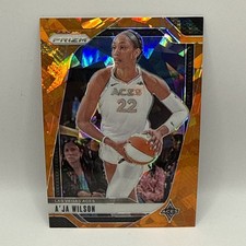 2024 Panini Prizm WNBA - A'ja Wilson #86 Orange Ice Prizm Basketball Card
