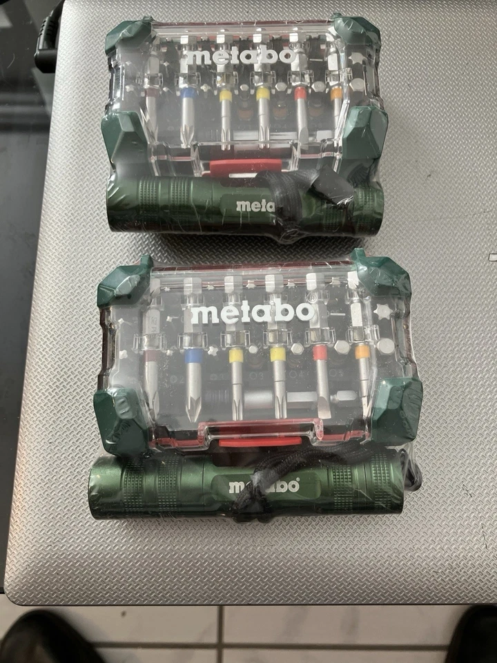 1 Stück Metabo Bit Set BIT-BOX SP 29-TEILIG + MINI FLASH LIGHT 626721000 NEU OVP - Bild 2 von 4