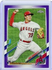2021 Topps Update Chris Rodriguez Los Angeles Angels Rookie Purple Refractor
