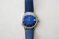 Vintage Omega Seamaster Blue Fume Dial 34mm Needs Service