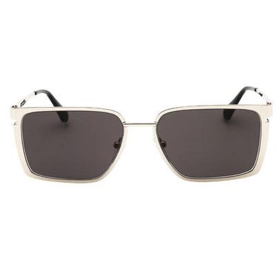 OFF WHITE Yoder Sonnenbrille Unisex Silber (One Size) *REFHB176
