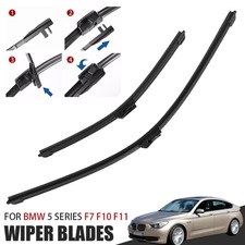 2x For BMW 5 Series F7 F10 F11 2009-On Front Windscreen Wiper Blades Set 26" 18"