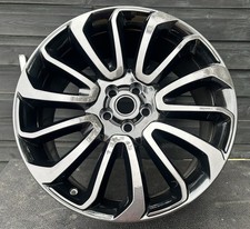 OE 22" LAND ROVER RANGE ROVER RANGE ROVER SPORT TURBINE 7007 ALLOY WHEEL STEALTH