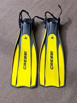 CRESSI - SUB FROG FINNEN / FLIPPERS, SCUBA DIVING, VERSTELLBARER FERSENRIEMEN, XS