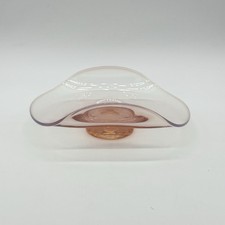 Fostoria Seascape Pink Opalescent Dish 7.5”