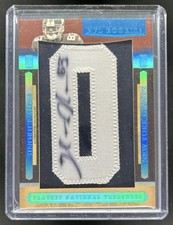 2006 National Treasures Sinorice Moss Rookie Auto Letters #/80 Giants