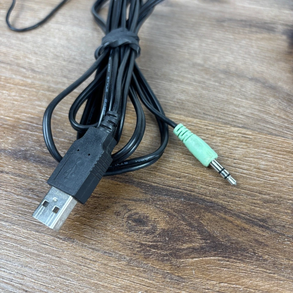 HP LCD Computer Speakers USB Powered 3.5mm Audio Jack Black - Image 4 of 4