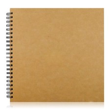 12x12 Inch Hardcover Scrapbook  Photo Album - 100 Pages DIY Kraft Memory Boo...