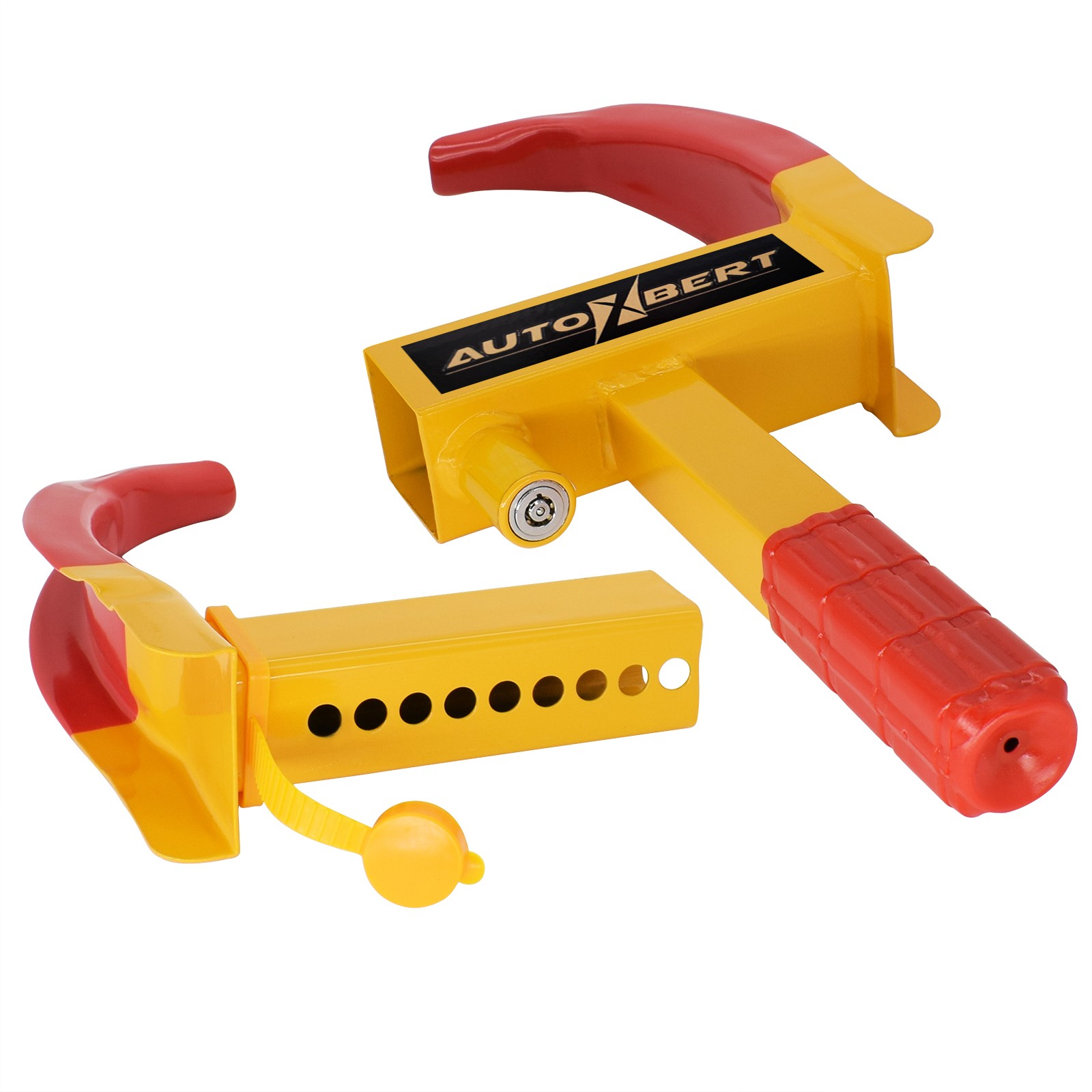 2PCS Anti Theft Car Van Safety Lock Tire Wheel Clamp Heavy Duty Caravan Trailer