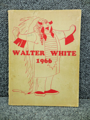 Vintage 1966 Walter White Yearbook Junior High School Ceres California