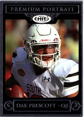 2016 SAGE HIT #PP18 Dak Prescott Premium Portrait