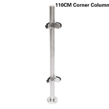 Balcony Pool Glass Panel Balustrade Railing Glazing Post Stainless Steel Post UK