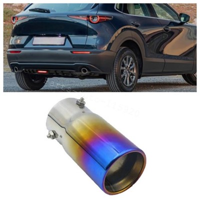 1PCS For Mazda CX-30 CX-50 Car Blue Steel Rear Exhaust Pipe Tail Muffler Tip US
