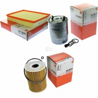 Mahle / Knecht Kraftstofffilter KL 490/1D Luftfilter LX 1845 ÖLfilter OX 380D