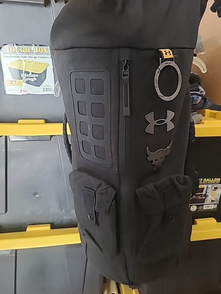 Under Armour Project Rock Duffle Gym Bag for Workout Training