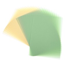 Colored Vellum Paper 20 Sheet Green/Beige 5.8x8.3 Printable Vellum Paper