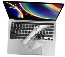 Ultra Thin Clear Keyboard Cover for 2020-2024 New MacBook Not Cover Touchbar