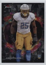 2024 Topps Finest Rare Black Refractor 7/15 Junior Colson #254 1bi0