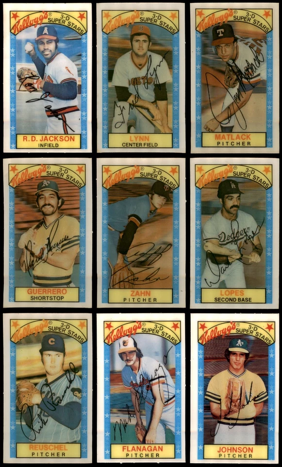 Juego completo de béisbol Kelloggs 1979 7 - casi nuevo 6874085 Foto 3 de 4