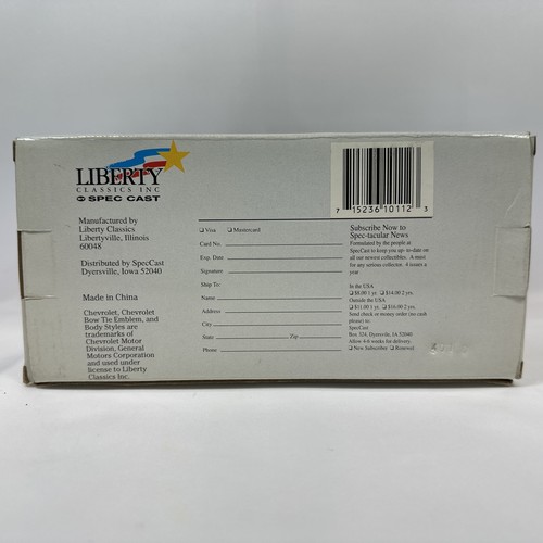 Liberty Classics Spec Cast Diecast Vehicle Bank - 1937 Chevrolet Pickup Red - Picture 8 of 8