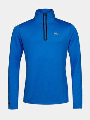 Halti Jaako Half Zip Shirt Men  Langarm-Funktionsshirt für Herren  blue lemonade