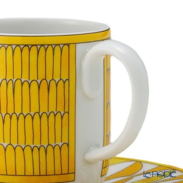Hermès HERMES Soleil d'Hermès Coffee Cup & Saucer 100ml Demitasse/Espresso Pair thumbnail 7