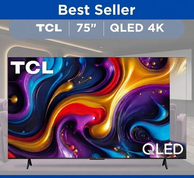 TCL 75'' Q Series QLED 4K UHD HDR Smart Google TV 2160p Flat Screen Dolby Vision