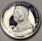 1 oz .999 Silver Round - 2001 George W Bush and Al Gore 43rd Presidents - ER66