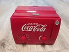 Vintage COCA COLA Mini Cooler Radio AM/ FM Radio w/ TV 1 & TV 2 Bands 1991 (A)