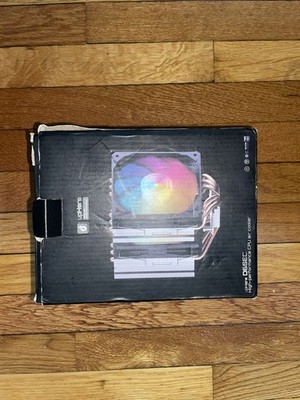 Uphere D65SEC High Performance CPU Fan with Heatsink 125mm Black Multicolor LED