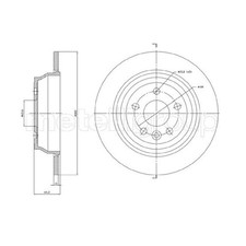 2x Bremsscheibe hinten für Land Rover Freelander 2 L359 | 26228432