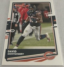 2020 Donruss Football David Montgomery Chicago Bears base card #58