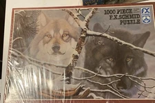F. X. Schmid 1000 Pc Eyes in the Mist Dan Pierce SEALED & I Am Wolf 550 Pc