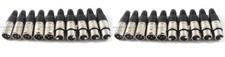 20PCS Quality XLR Connector Plug 3pin Mic Plug Jack For NEUTRIK NC3MXX NC3FXX