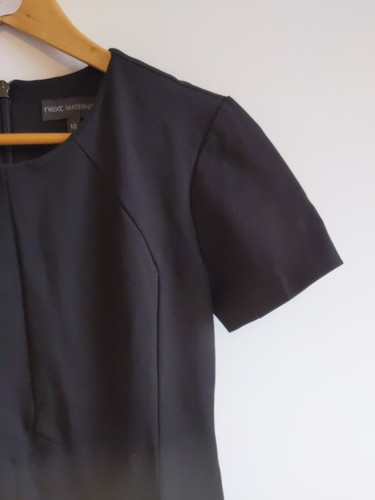 (M132) Next Size 10 Black Maternity Dress - Picture 3 of 9
