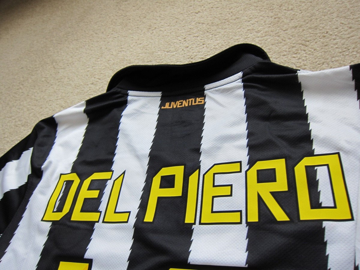 10/11 Juventus DEL PIERO Soccer Jersey Football Shirt Italy