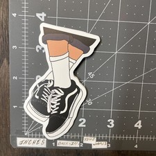 Vans Shoes Adult Humor Sticker For Skateboard Phone Guitar Ect Mat112