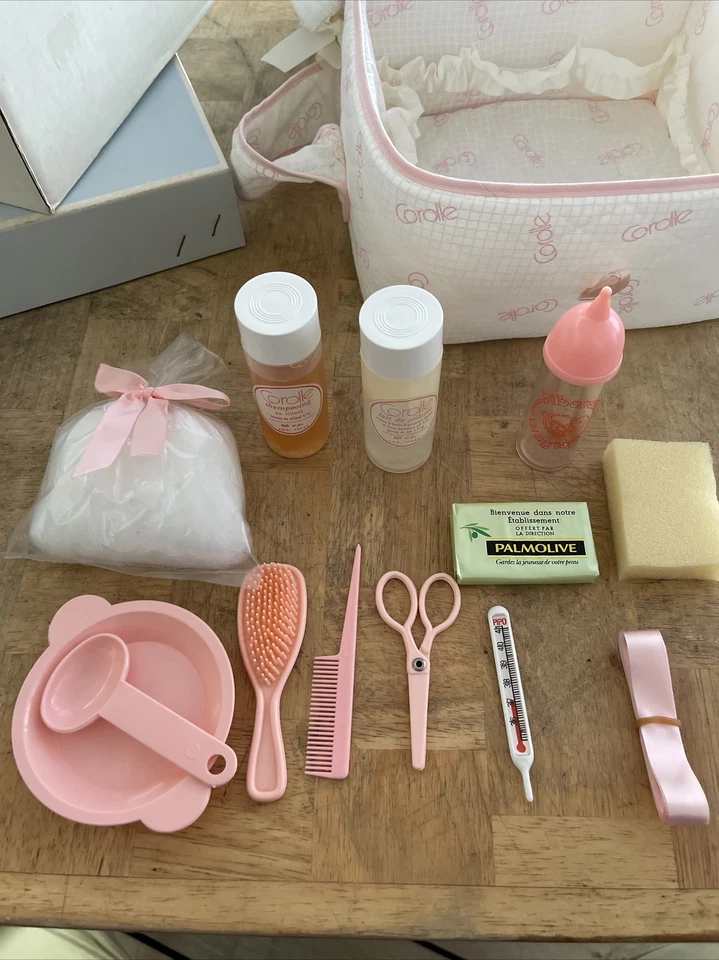 Bolso de guardería vintage Corolle para bebé y accesorios bolsa de estancia para pasar la noche. Caja original. Foto 4 de 4